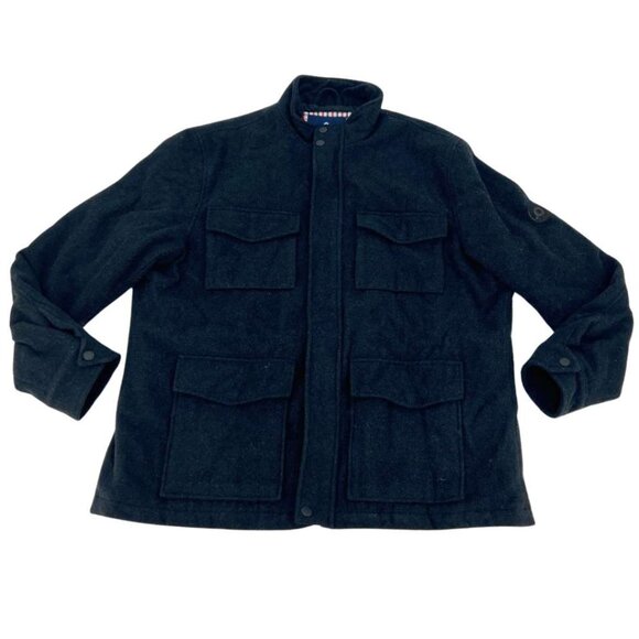 Ben Sherman | Men's Wool Blend Winter Jacket | Charcoal Grey | XLarge - Picture 1 of 5